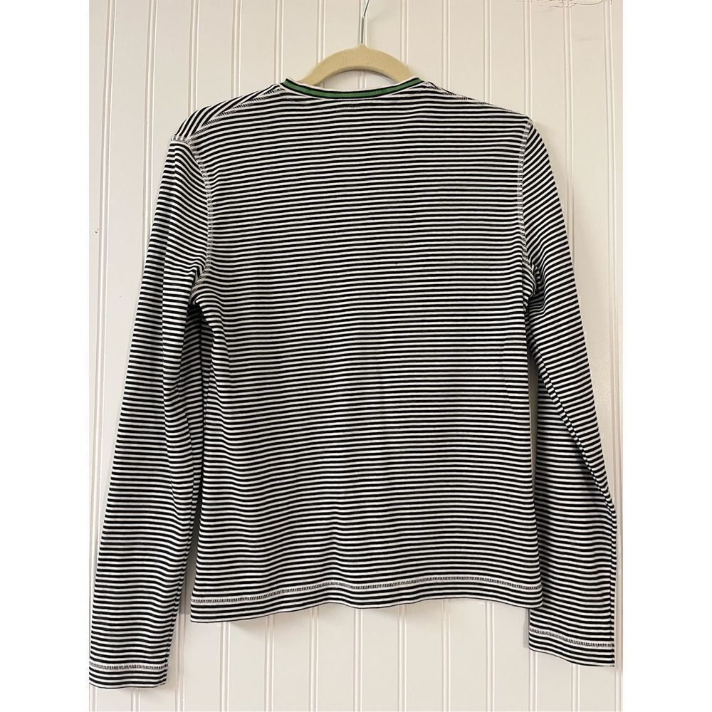 Escada Sport knit top stripe button front medium - Picture 2 of 5